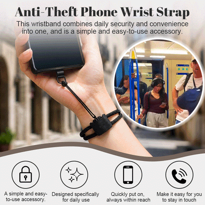 📱 Anti-Theft Phone Wrist Strap