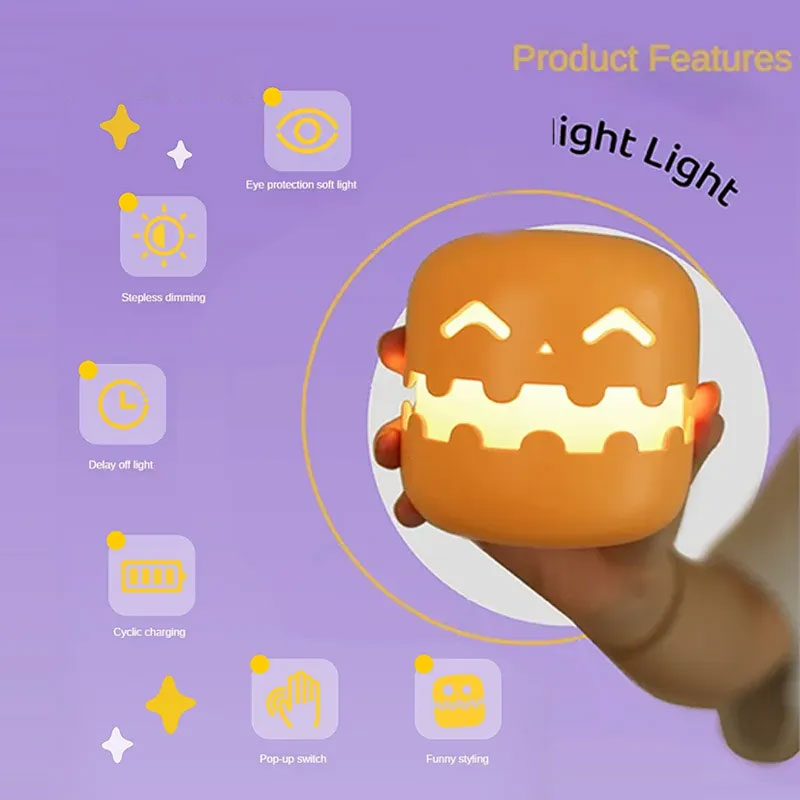 Halloween Press Pumpa Nattlampa