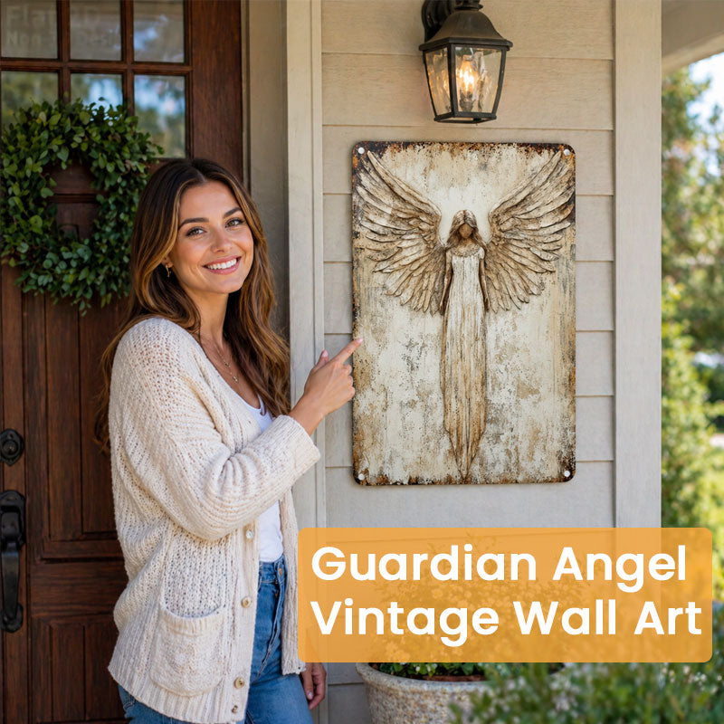 🕊️Guardian Angel Vintage Wall Art