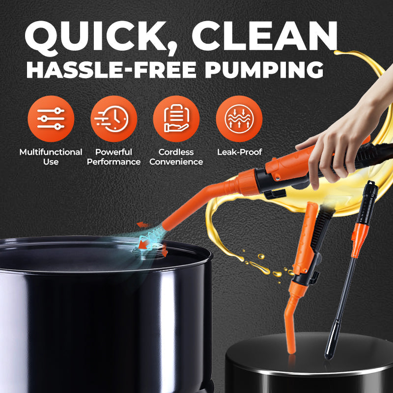 ⛽ Multi-Liquid Fast Siphon Pump – For fuel, water & oil – Long hose, one-way valve & hand-operated – perfect for car, boat or home use 🌊