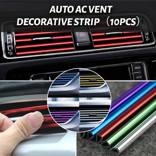 Auto AC Vent Dekorativ Strip (10 st)