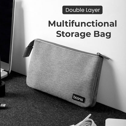 Dubbellagers Multifunktionell Förvaringsväska