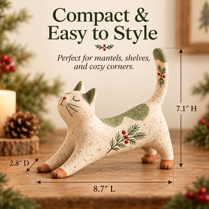 🐾Woodland Christmas Cat Figurine