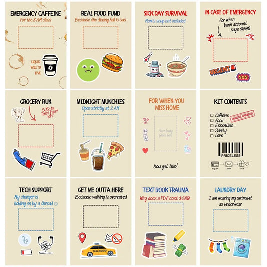 📚The 'For When..' College Survival Kit Gift Card Book🎓️❤️
