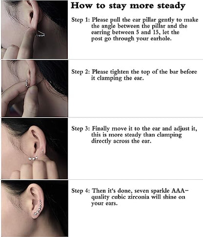 🔥SISTA DAG SPARA 49% RABATT 🔥Seven Star Diamond Stud Örhängen (KÖP MER SPARA MER)