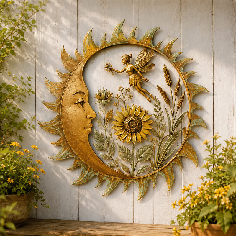 🌞 Vintage Sun Garden Wall Decor Collection