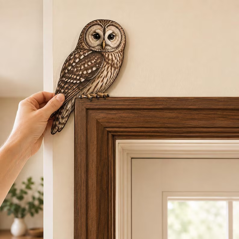 🏡Wooden Bird Door Decoration