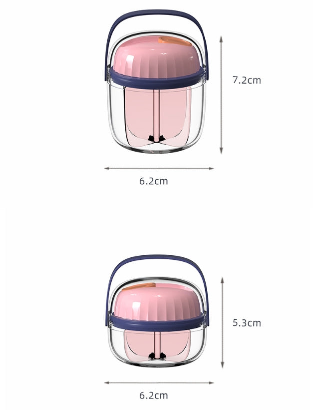 Bärbar pillerlåda för en vecka, sju dagar