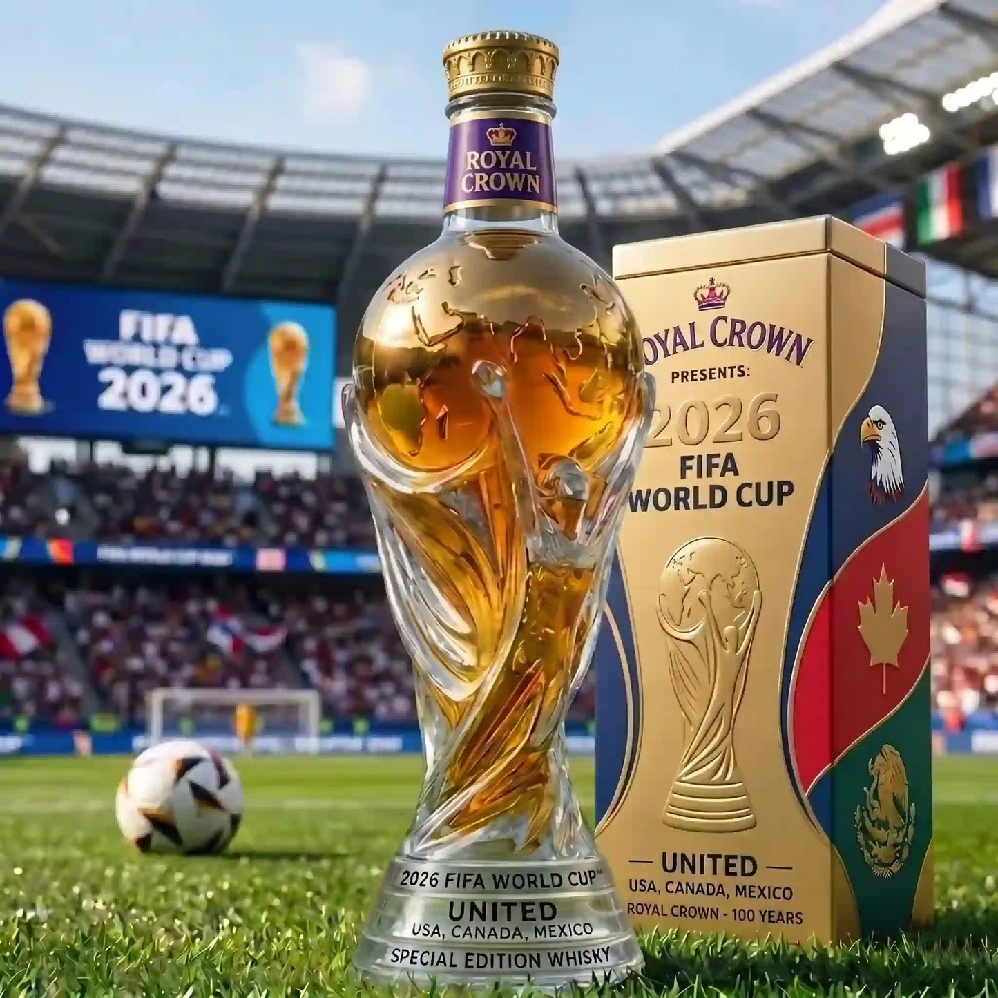 ⚽2026 FIFA World Cup Special Edition Whisky Bottle