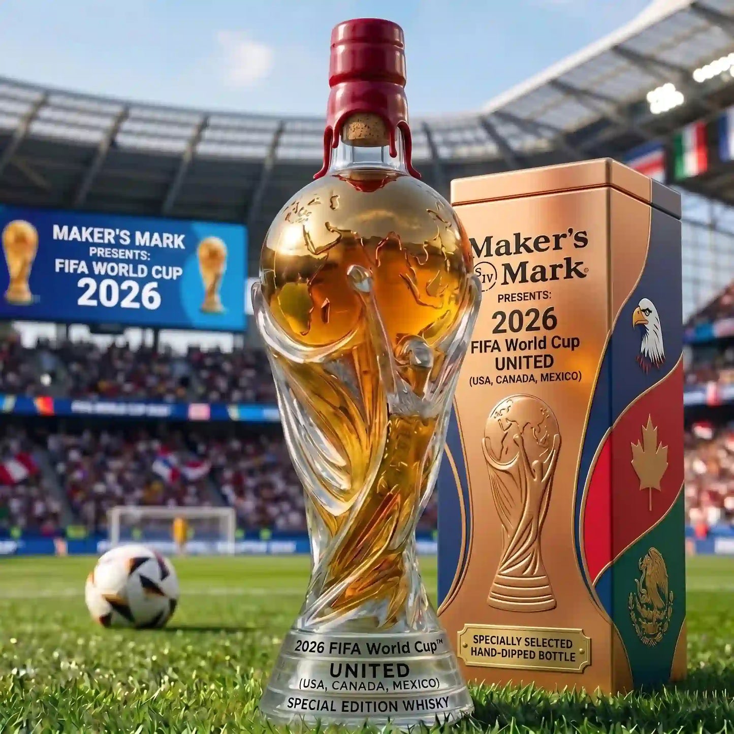 ⚽2026 FIFA World Cup Special Edition Whisky Bottle