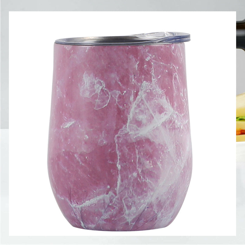 Creative Eggshell Cup - 12oz Stainless Steel Wine Cup