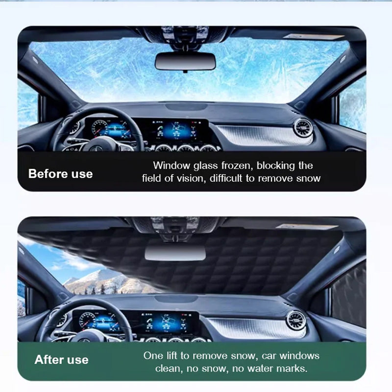 Magnetisk snöskydd för bi