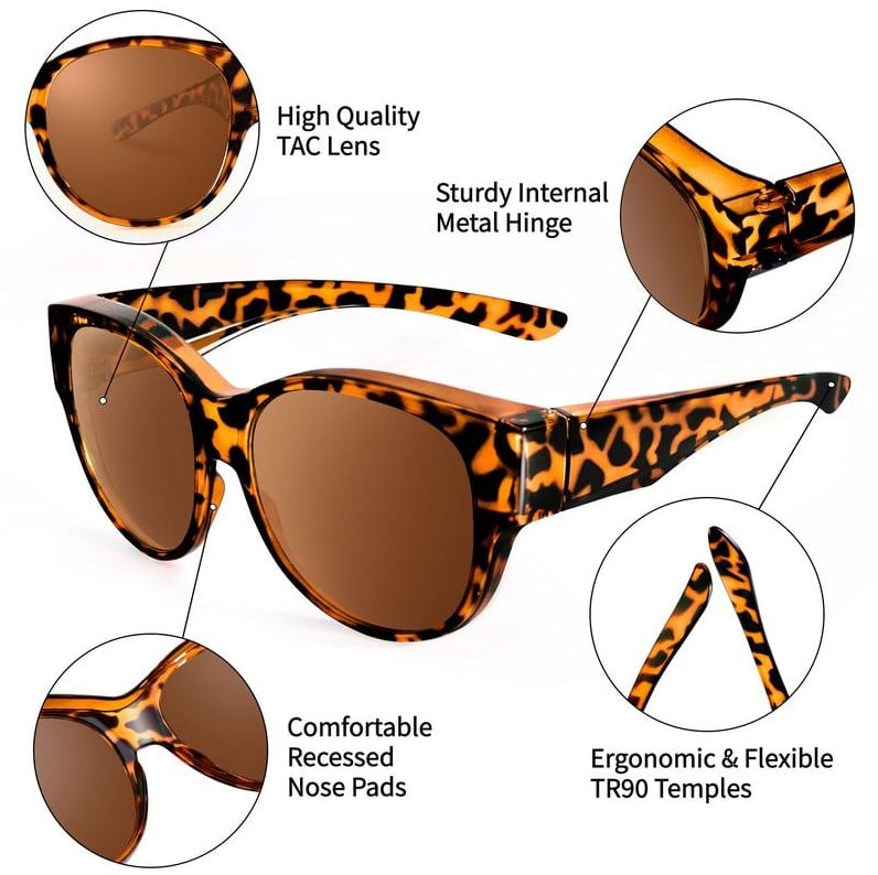 🔥LAST DAY ￡9.99 🕶New Oversized Cat Eye Sunglasses Polarized UV400 Protection
