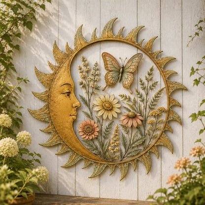 🌞 Vintage Sun Garden Wall Decor Collection