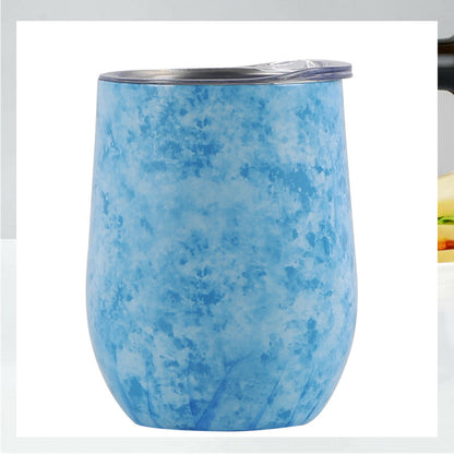 Creative Eggshell Cup - 12oz Stainless Steel Wine Cup