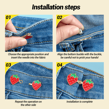 Byxmidjestramning Justerbart midjespänne/Adjustable waist buckle