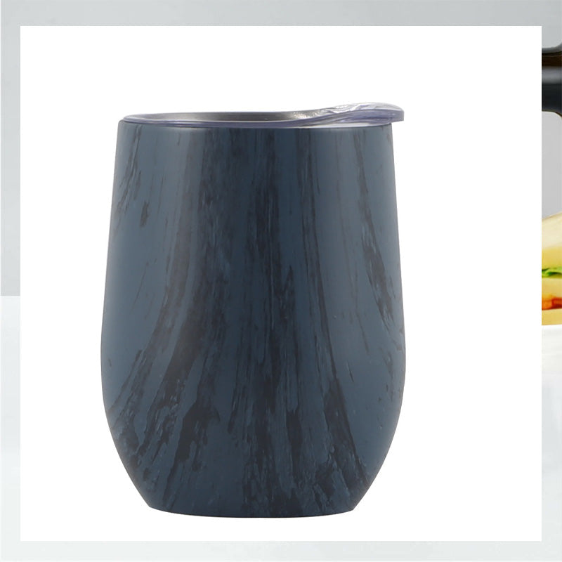 Creative Eggshell Cup - 12oz Stainless Steel Wine Cup