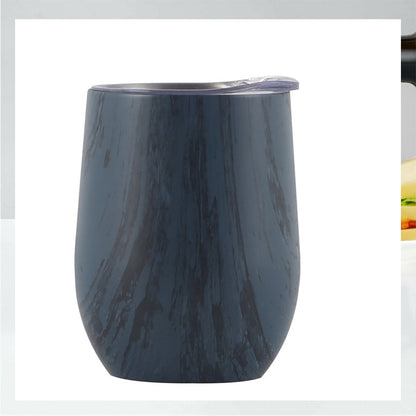 Creative Eggshell Cup - 12oz Stainless Steel Wine Cup