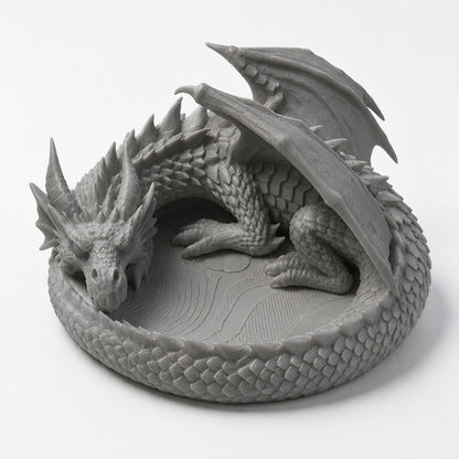 🐉Dragon Guardian 3D Printed Jewelry Tray - The Dragon’s Treasure!