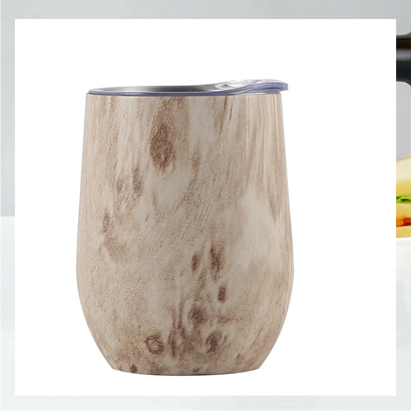 Creative Eggshell Cup - 12oz Stainless Steel Wine Cup