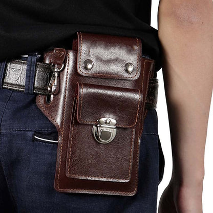 Men's Magnetic Double-Fastening Waterproof Waist Bag