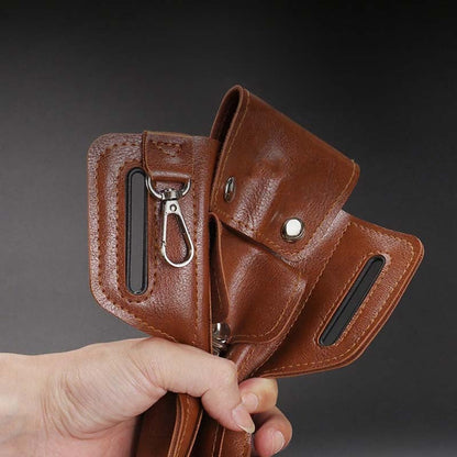Men's Magnetic Double-Fastening Waterproof Waist Bag