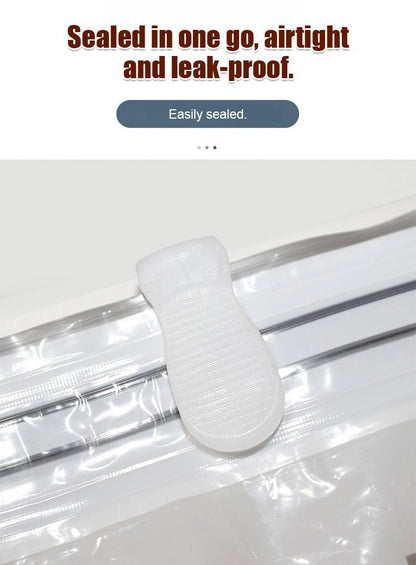 Återanvändbara förvaringspåsar med vakuumfri kompression