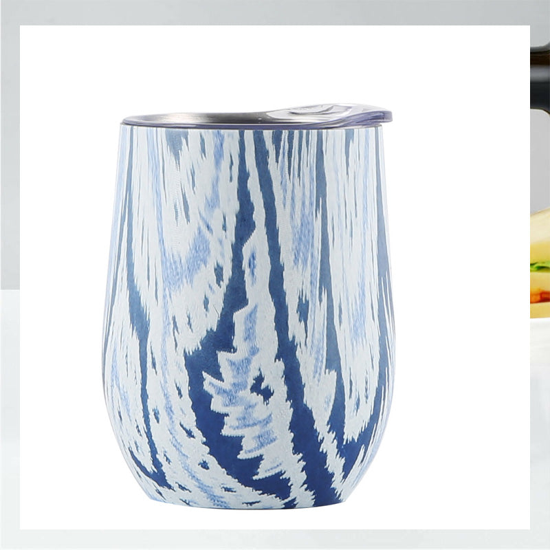 Creative Eggshell Cup - 12oz Stainless Steel Wine Cup