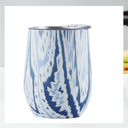 Creative Eggshell Cup - 12oz Stainless Steel Wine Cup