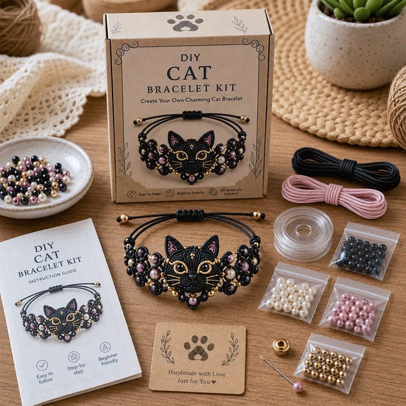 🐙DIY Beaded Bracelet Making Kit🔥