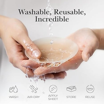 🏆#1 Bästsäljare🏆 ---- Klibbiga men inte äckliga! Sömlösa upplyftande bröstvårtsskydd