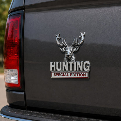 🦌 Premium 3D Deer Emblem Sticker – Upgrade Your Vehicle With Outdoor Style