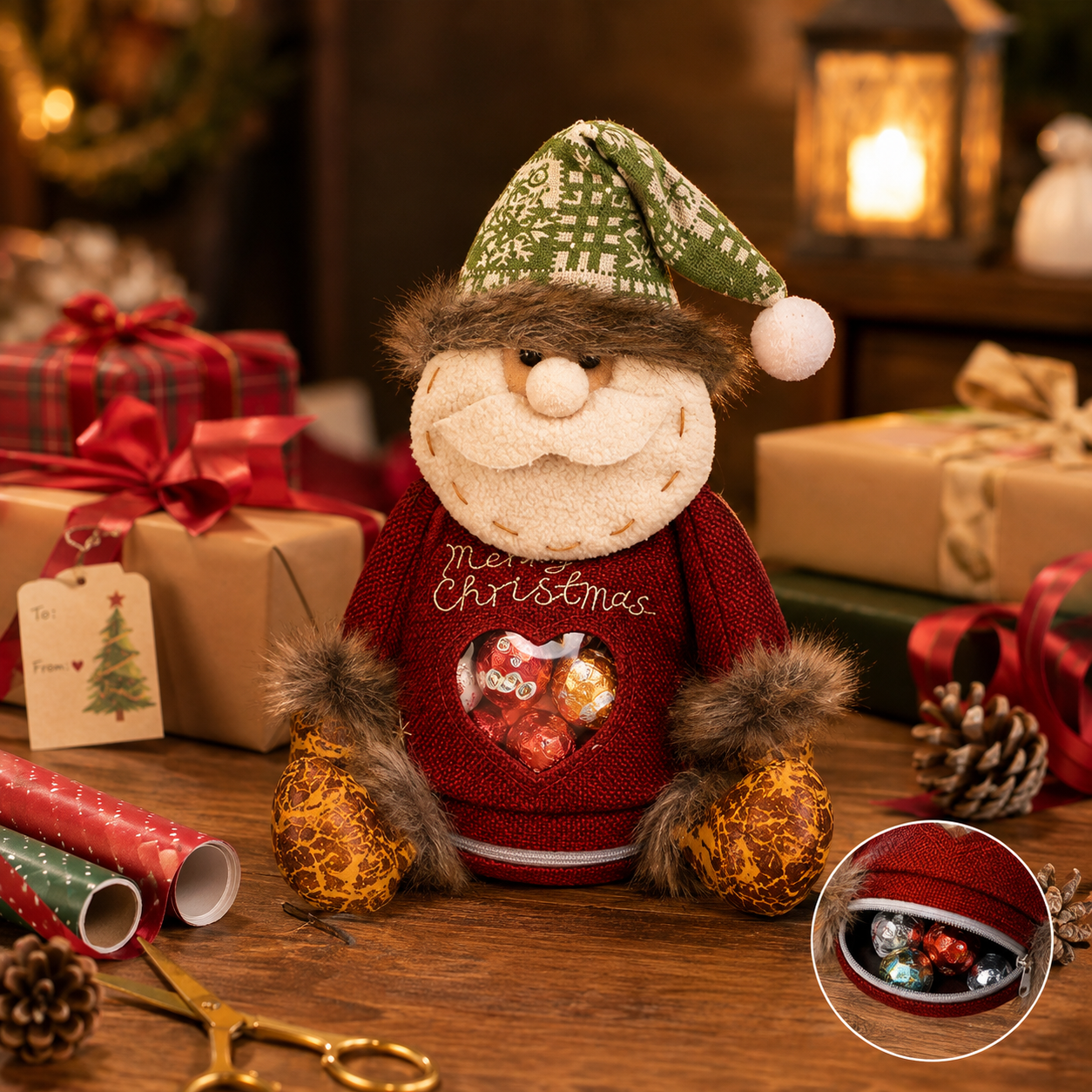 🎉🎅Christmas Gift Bags Zipper Design🎁