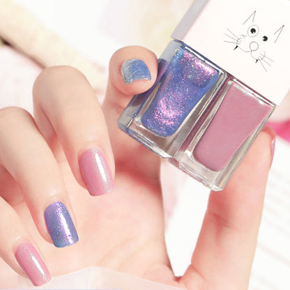 Avtagbart, bakningsfritt, snabbtorkande, långtidsverkande nagellack