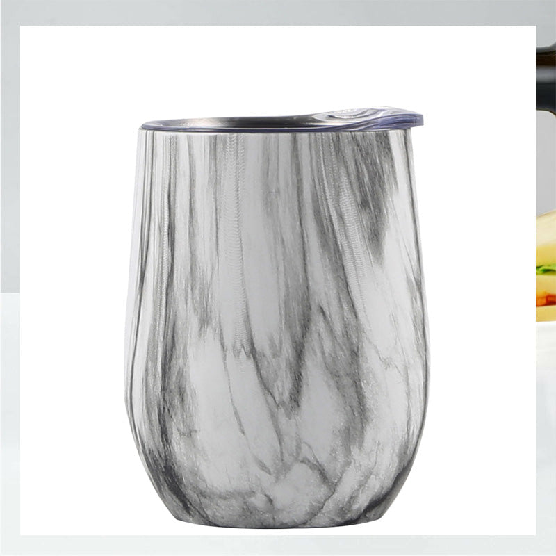Creative Eggshell Cup - 12oz Stainless Steel Wine Cup