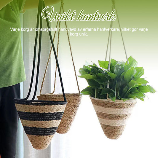 Vävda Hängande Korg