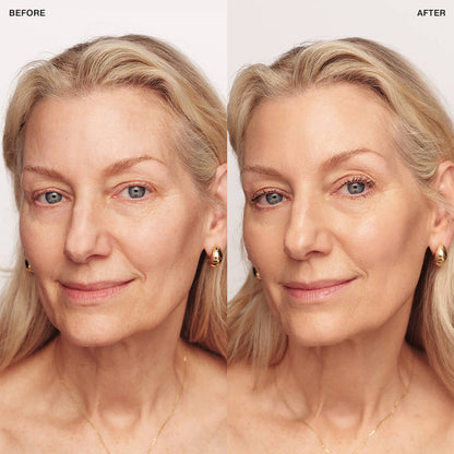 Lätt och naturlig, täckande och skyddande allround flytande foundation