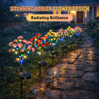 Solar Azalea Garden Stake Light