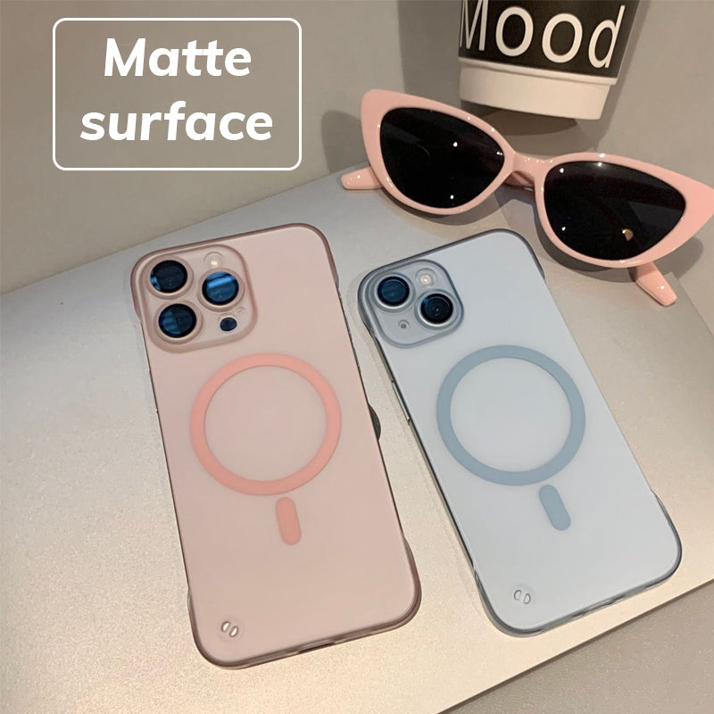 Ultratunt Ramlöst Magnetiskt Frostat Mobiltelefonskal