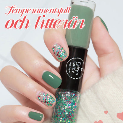 Tvåfärgat vattentätt nagellack