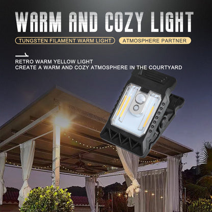 Solar-Gartenzaun-Clip-Licht Für Den Außenbereich