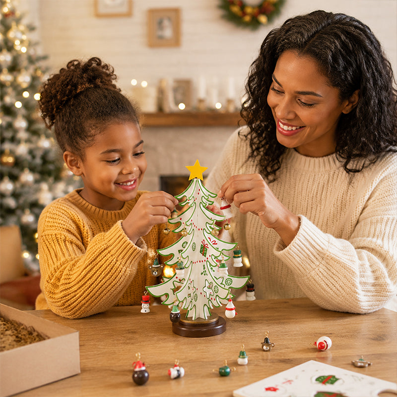 🎄 DIY Wooden Christmas Tree Ornament