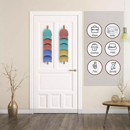 🔥Sista dagen 49% rabatt 🔥Trä basebollkeps vertikal hattstativ