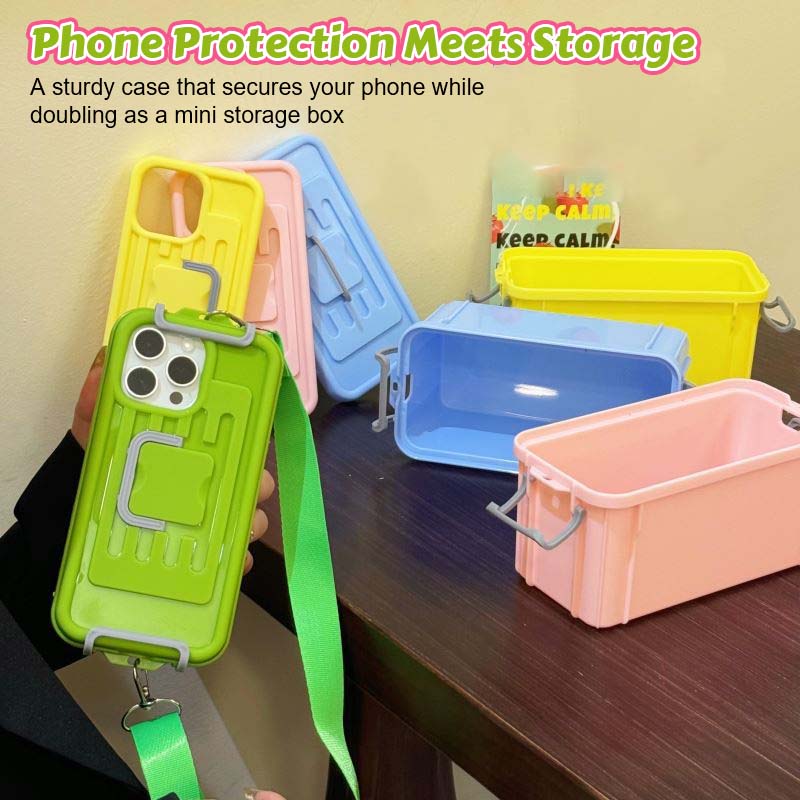 Crossbody Storage Box Phone Case