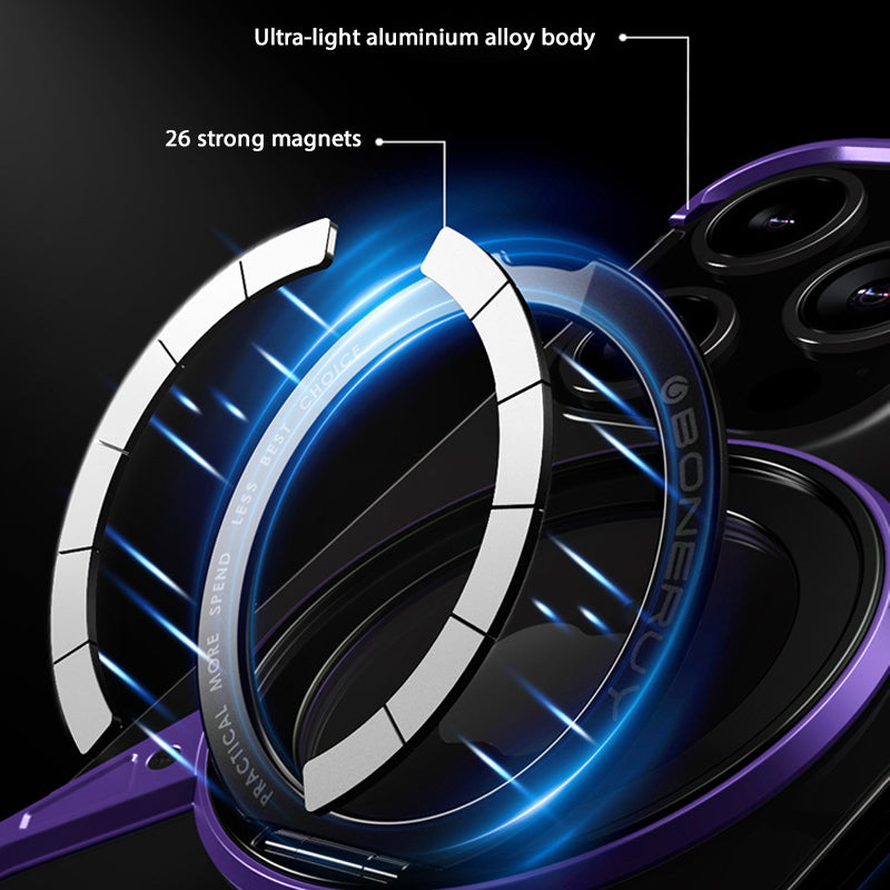 Kantlöst roterande magnetiskt stativskyddsfodral