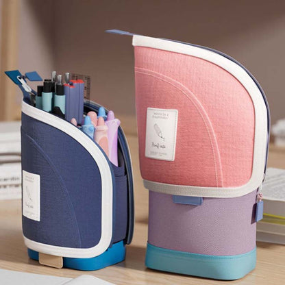 📚 Justerbart, infällbart pennfodral med stor kapacitet - ett drag och en omedelbar uppgradering! 🎨✨