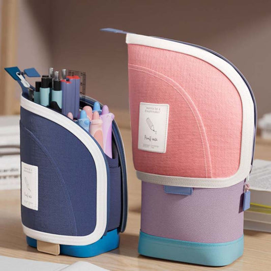 📚 Justerbart, infällbart pennfodral med stor kapacitet - ett drag och en omedelbar uppgradering! 🎨✨