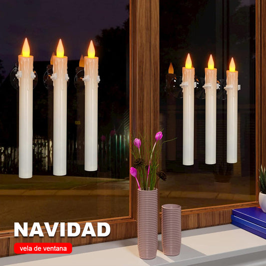 🎄 Julspecial 🔥 6 flammfria LED-fönsterljus