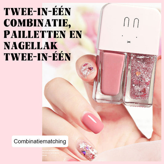 Avtagbart, bakningsfritt, snabbtorkande, långtidsverkande nagellack