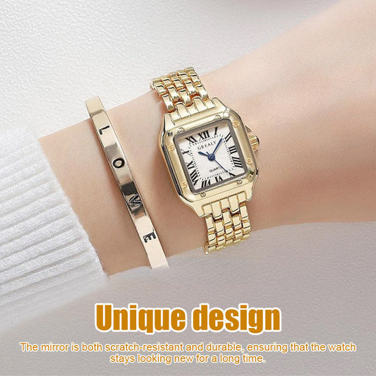 Dammode Quartz Square Diamond Watch